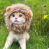 Cat Lion Mane Halloween Costume Cosplay Dress Hat