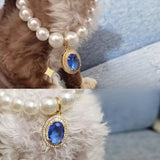 Twilight Pearl - Cat Necklace Pearl and Gemstones