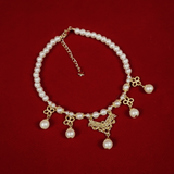 Abyssal Beauty - Timeless Pearl Necklace for Cats