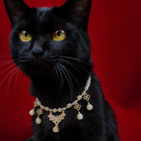 Abyssal Beauty - Timeless Pearl Necklace for Cats