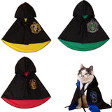 Cat Halloween Costume Pet Cape Decoration Magic Academy Cosplay Clothes