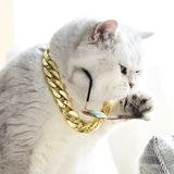 Plastic Cat Neck Chain Fashion Cuban Chain Collar