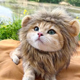 Cat Lion Mane Halloween Costume Cosplay Dress Hat