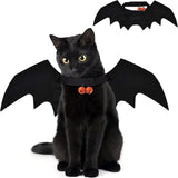 Halloween Cat Clothes Bat Wings Costume Cosplay Prop