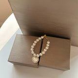 Dusklight Shimmer - Classic Pearl Cat Necklace