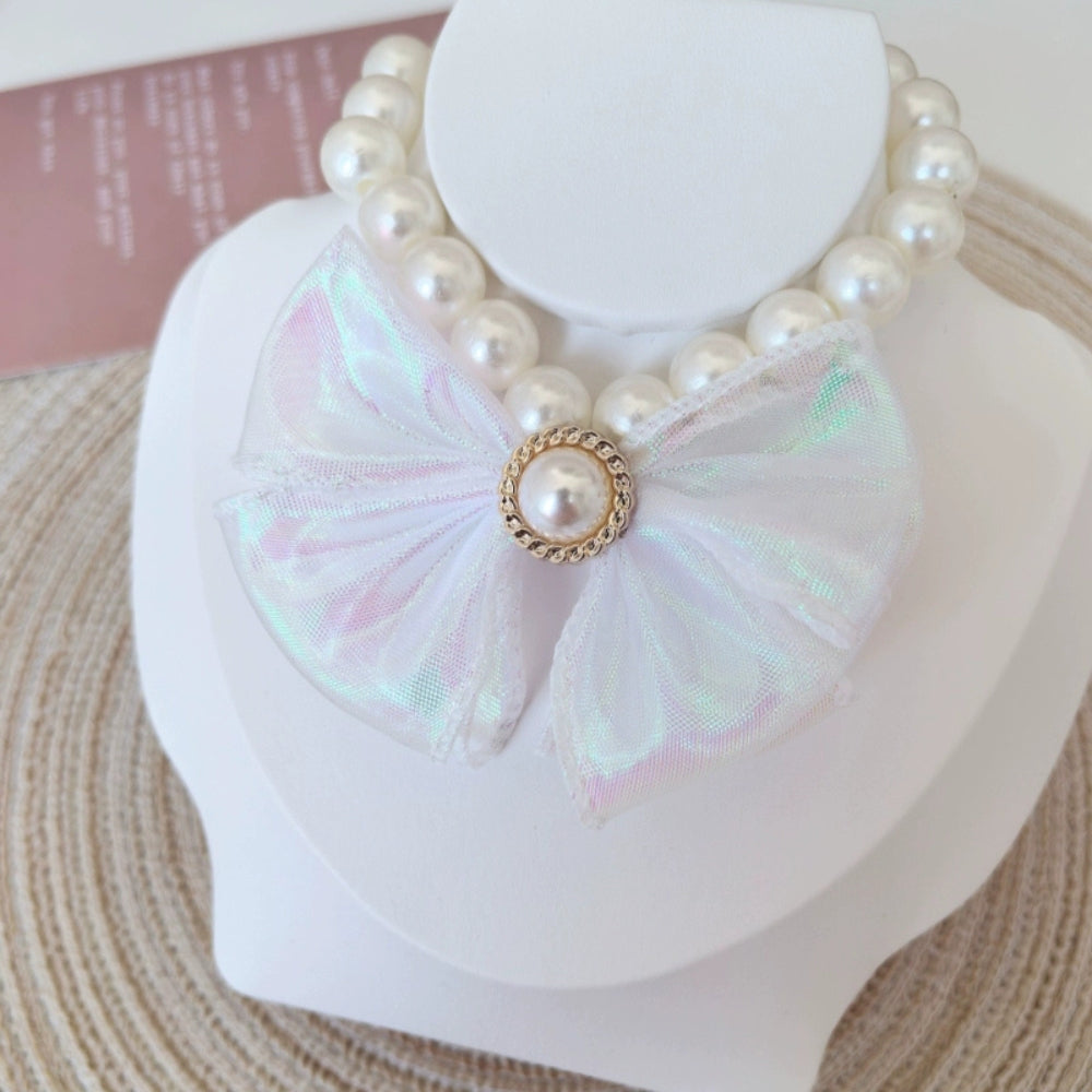 Solstice Gem - Cat Pearl Collar