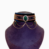 Radiant Sun - Cat Elegant Collar with Tassel Gmstone Circle