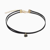 Black Cat Velvet Choker Necklace for Women