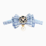 Pearl Cat Bow Tie Collar with Safety Buckle