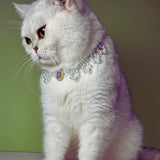 Aurora Gem - Pearl Cat Necklace with Gemstones