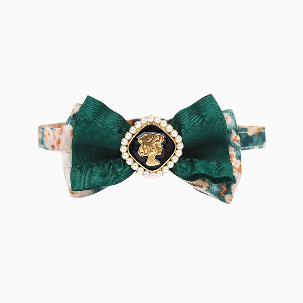 Nautical Charm - Cat Collar with Safety Buckle and Bow Tie