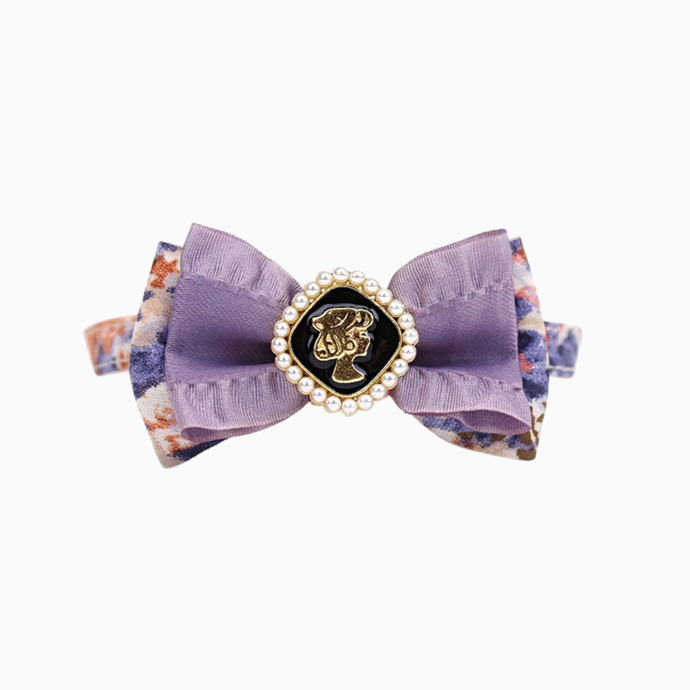 Nautical Charm - Cat Collar with Safety Buckle and Bow Tie