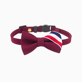 Cat Collar Neck Circle with Safety Buckle and Bow Tie