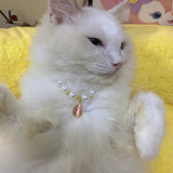 Ocean’s Lullaby - Sparkling Paw Pearl Pendant Necklace