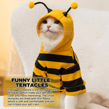 Cat Bee Costume Warm Clothes Halloween Hoodies